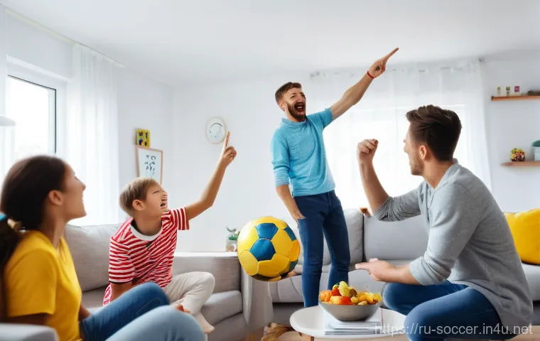 축구 블로그 콘텐츠 제작 캘린더 - Lively Fan Debate at a Russian Cafe**
A vibrant, slightly wide-angle shot capturing a diverse group ...
