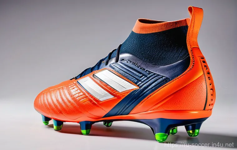 축구 특화 브랜드 추천 - **Prompt:** A dynamic, medium-shot image of a male football player, approximately 25 years old, in m...